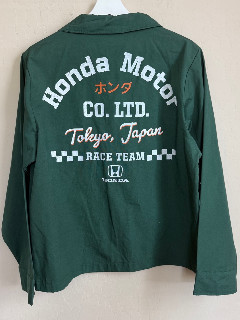 Honda Motor Green Race Team Jacket Tokyo, Japan Casual Streetwear Adult Small